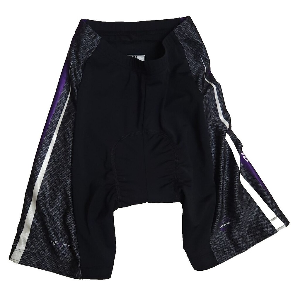 Bontrager Women's Biking Shorts RL Wsd Black Purple White Model 7785 Size S